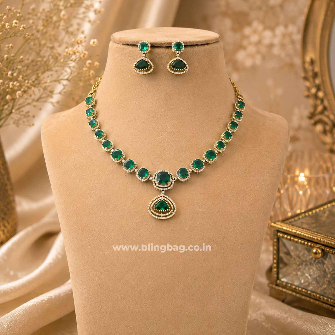 Emerald Ariason Victorian Jewellery Set - New Arrival