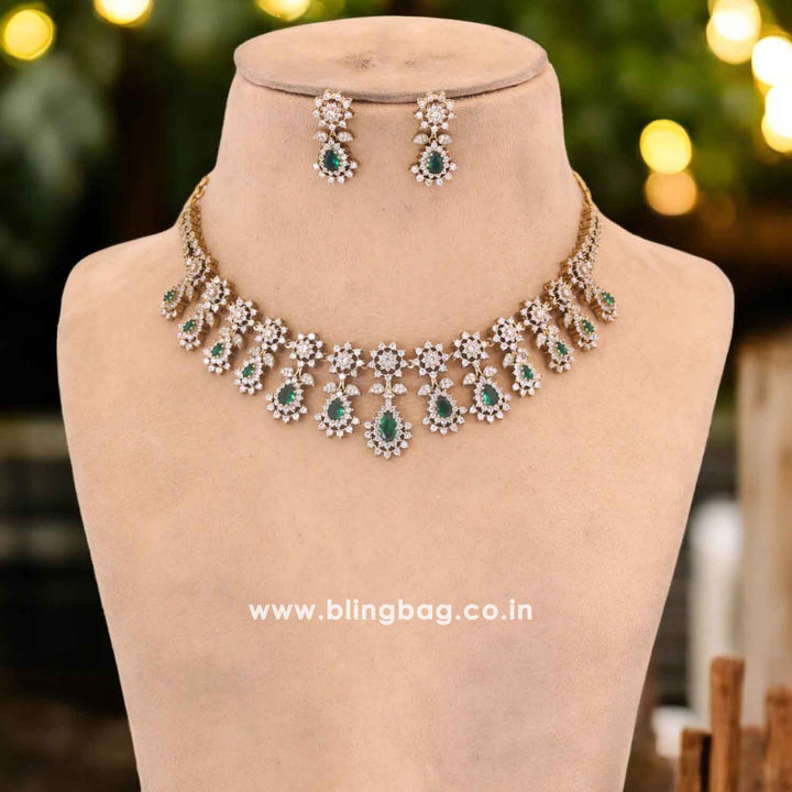Emerald Arlina Victorian Jewellery Set- New Arrival