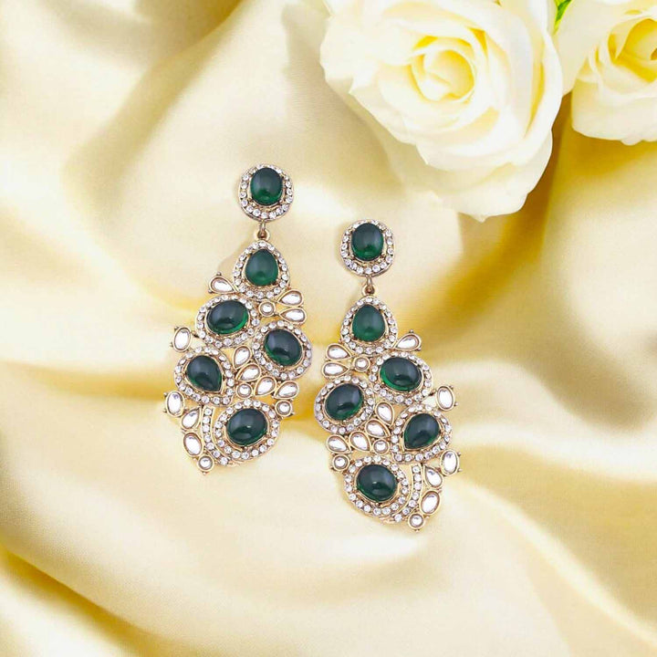 Emerald Armani Danglers