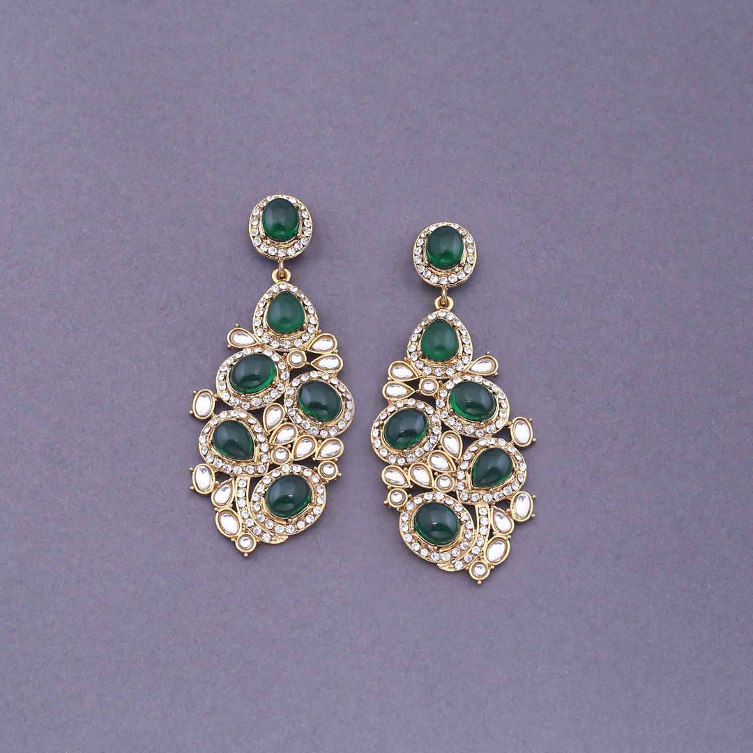 Emerald Armani Danglers