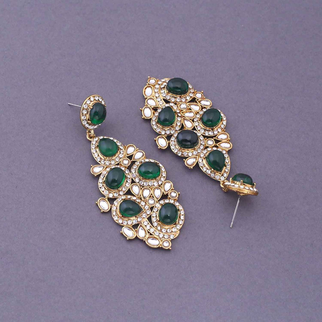 Emerald Armani Danglers