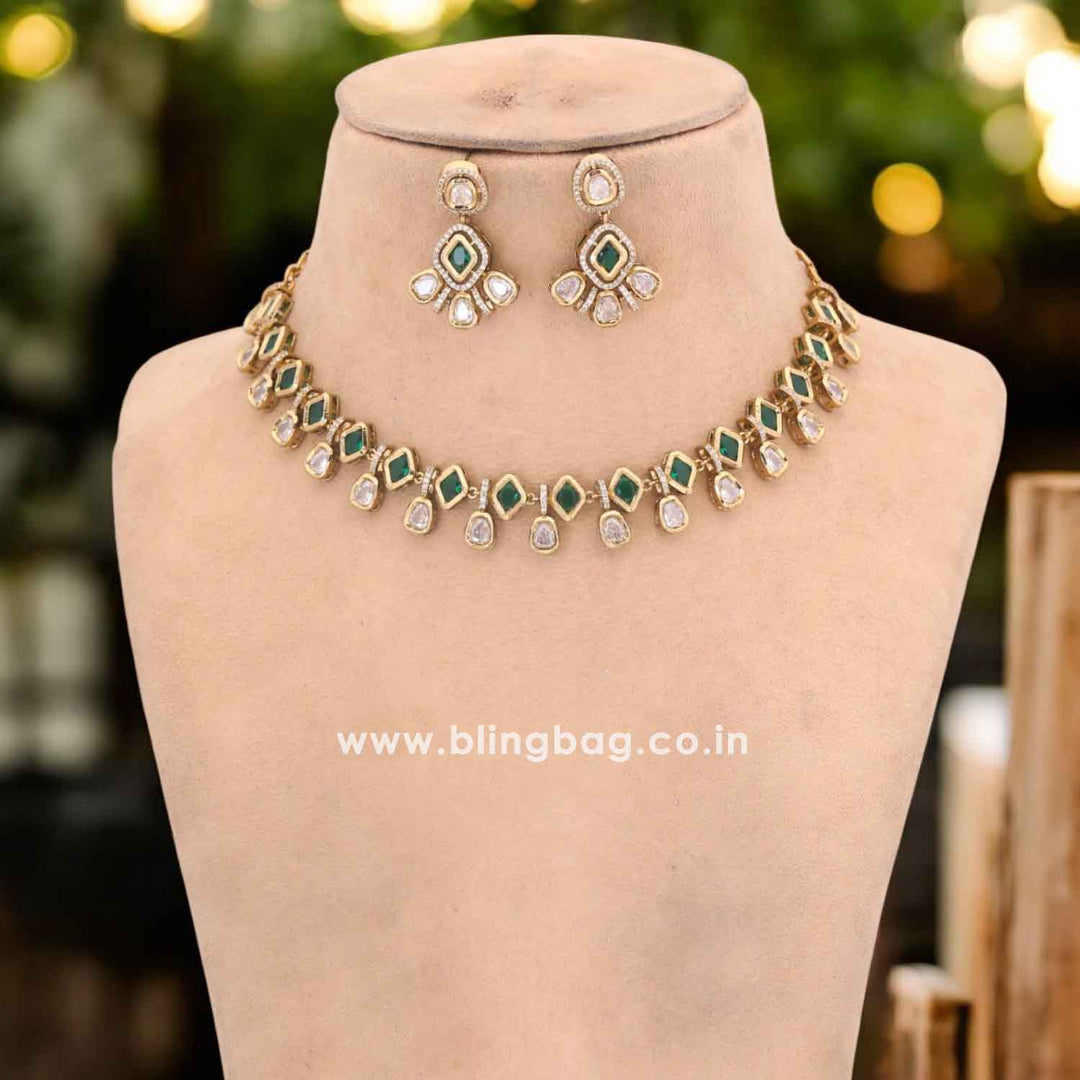 Emerald Ashleen Victorian Jewellery Set - New Arrival
