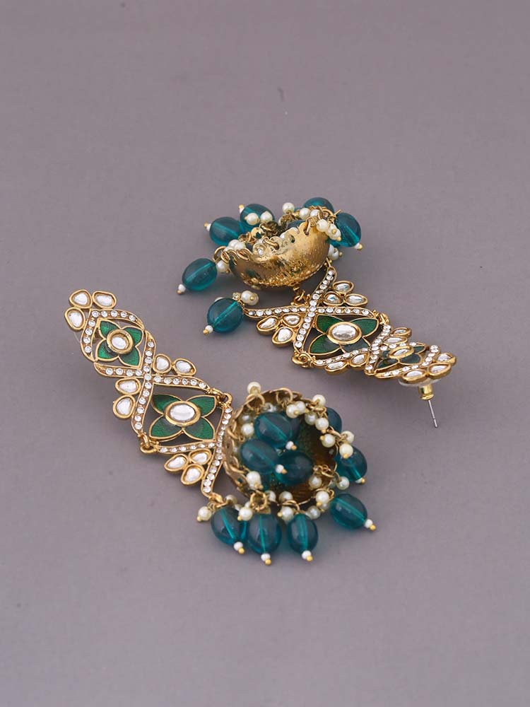 Emerald Ashwini Jhumkis - EOSS