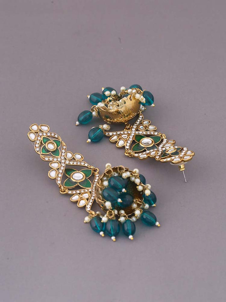 Emerald Ashwini Jhumkis - EOSS