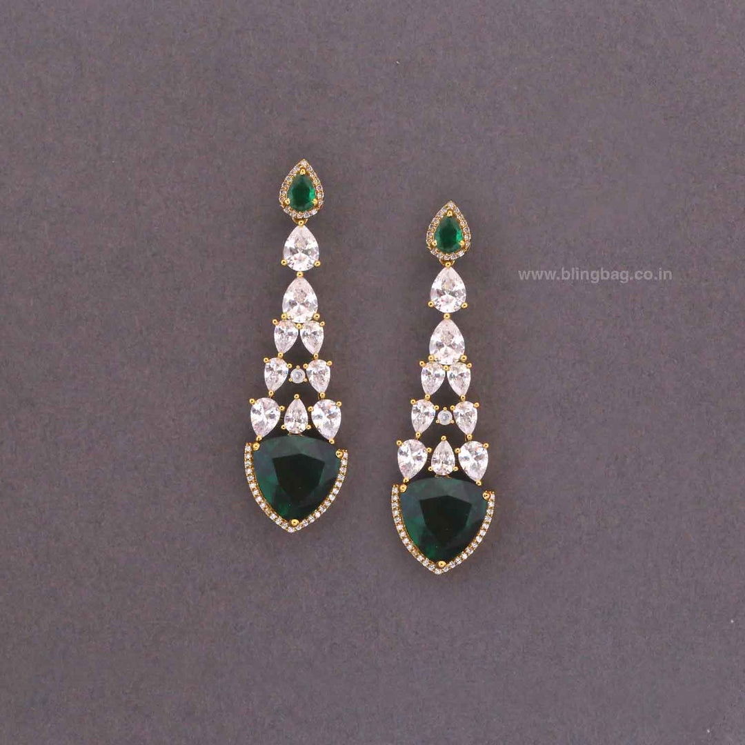 Emerald Asita Victorian Danglers