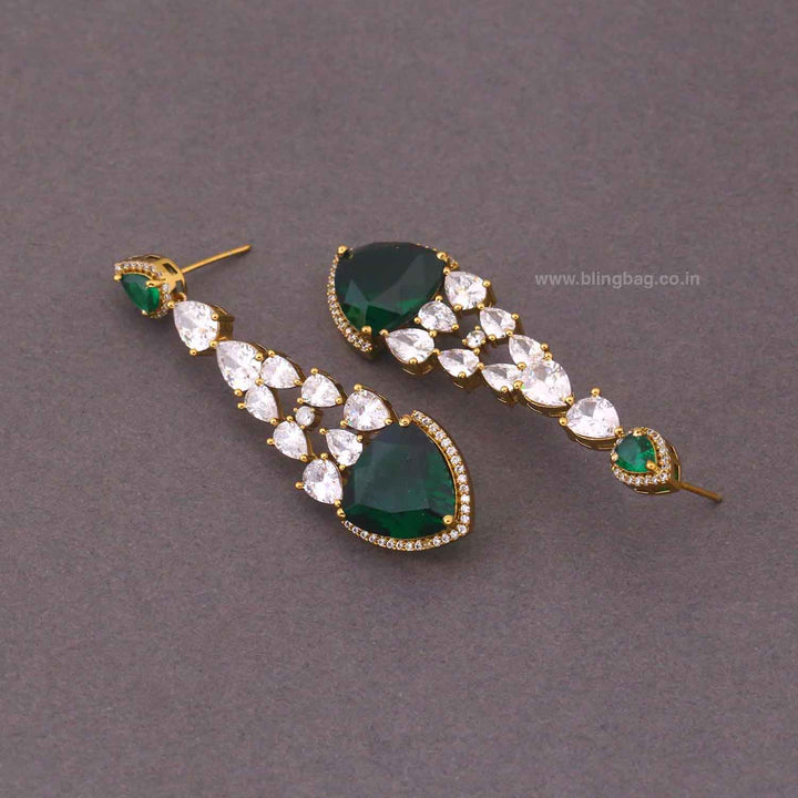 Emerald Asita Victorian Danglers