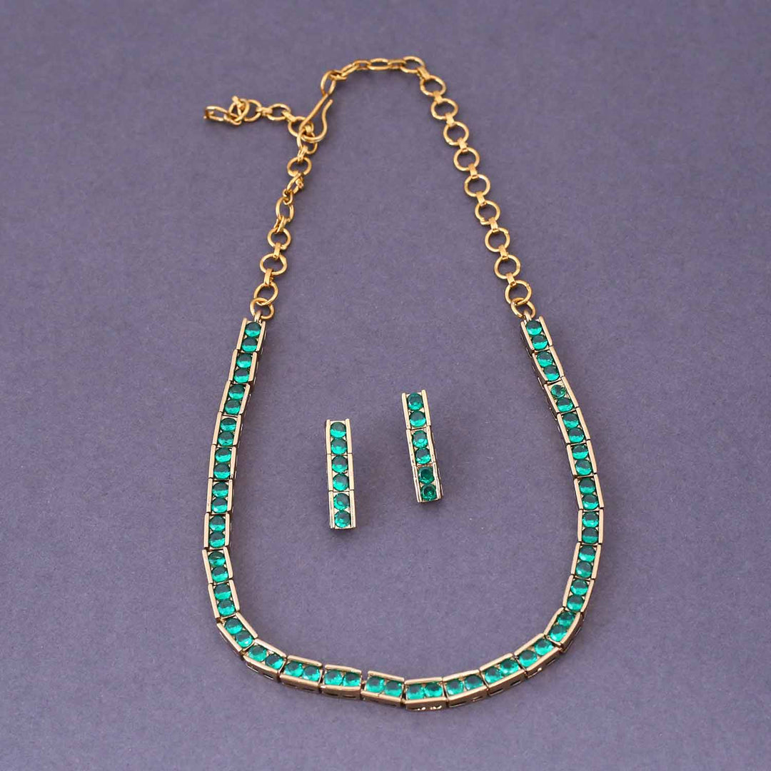Emerald Asja Victorian Jewellery Set - New Arrival