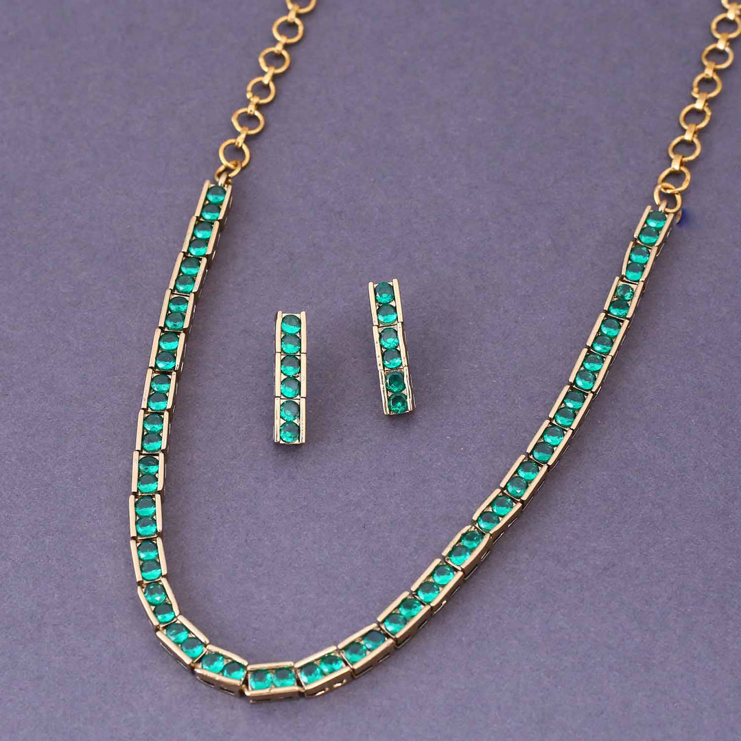 Emerald Asja Victorian Jewellery Set - New Arrival