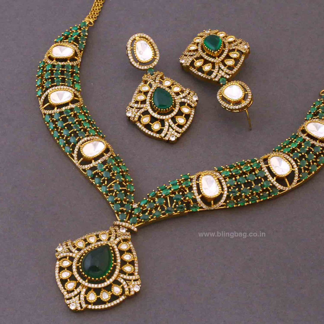 Emerald Asnaa Hasli Victorian Jewellery Set- New Arrivals