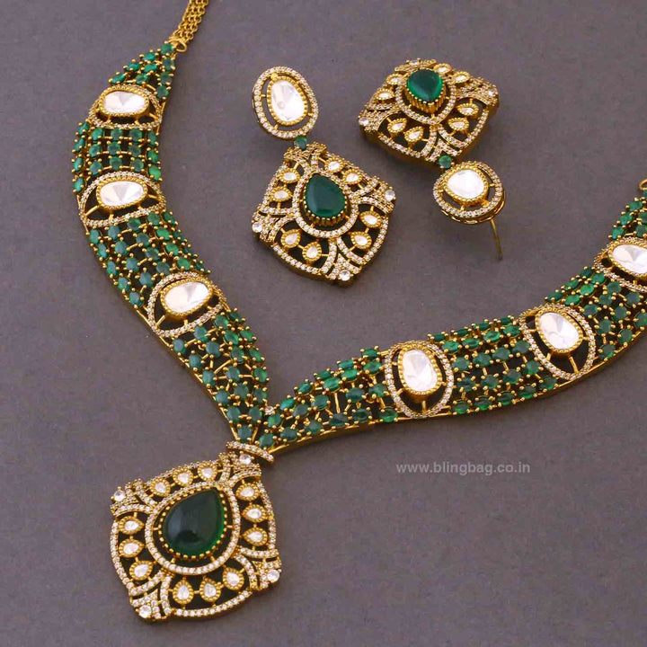 Emerald Asnaa Hasli Victorian Jewellery Set- New Arrivals