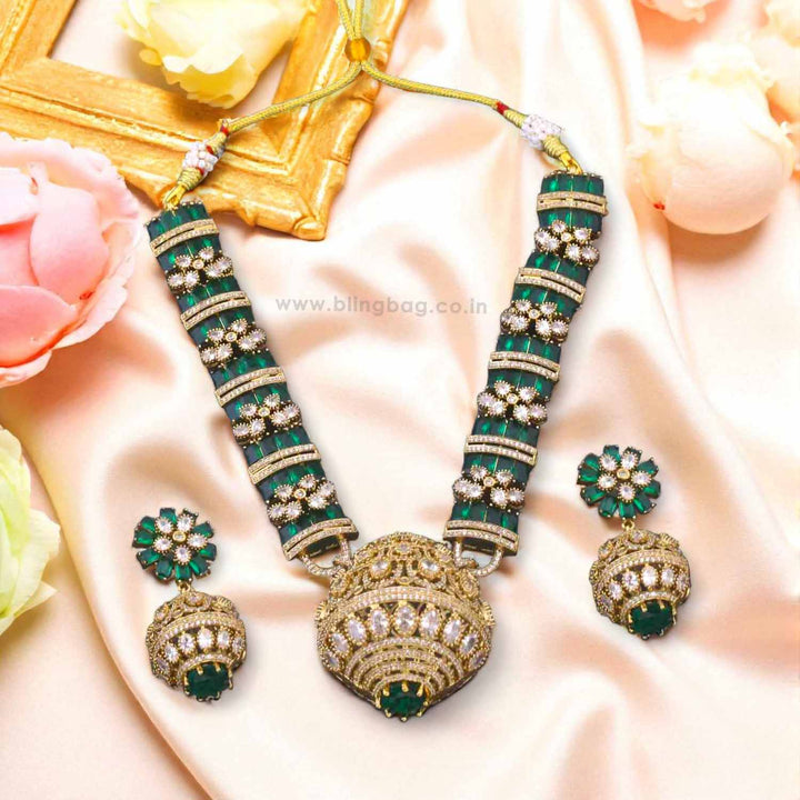 Emerald Asya Victorian Jewellery Set - New Arrival