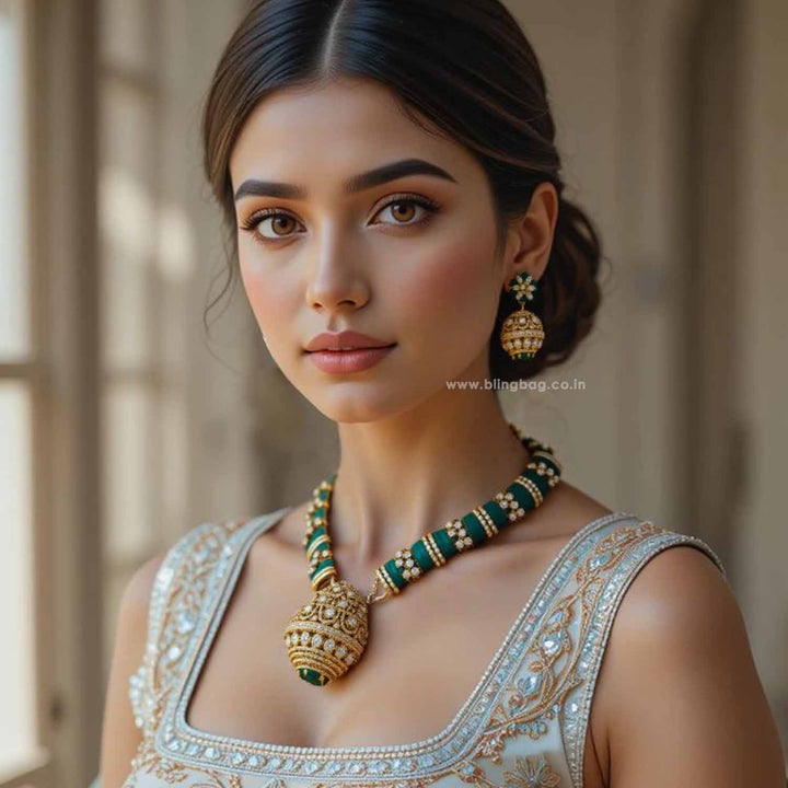 Emerald Asya Victorian Jewellery Set - New Arrival