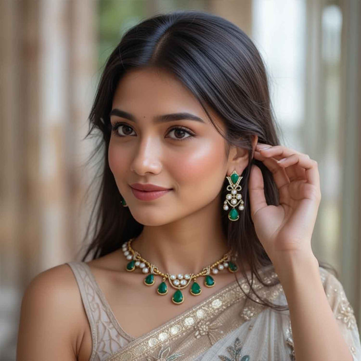 Emerald Aurelisse Victorian Jewellery Set - New Arrival