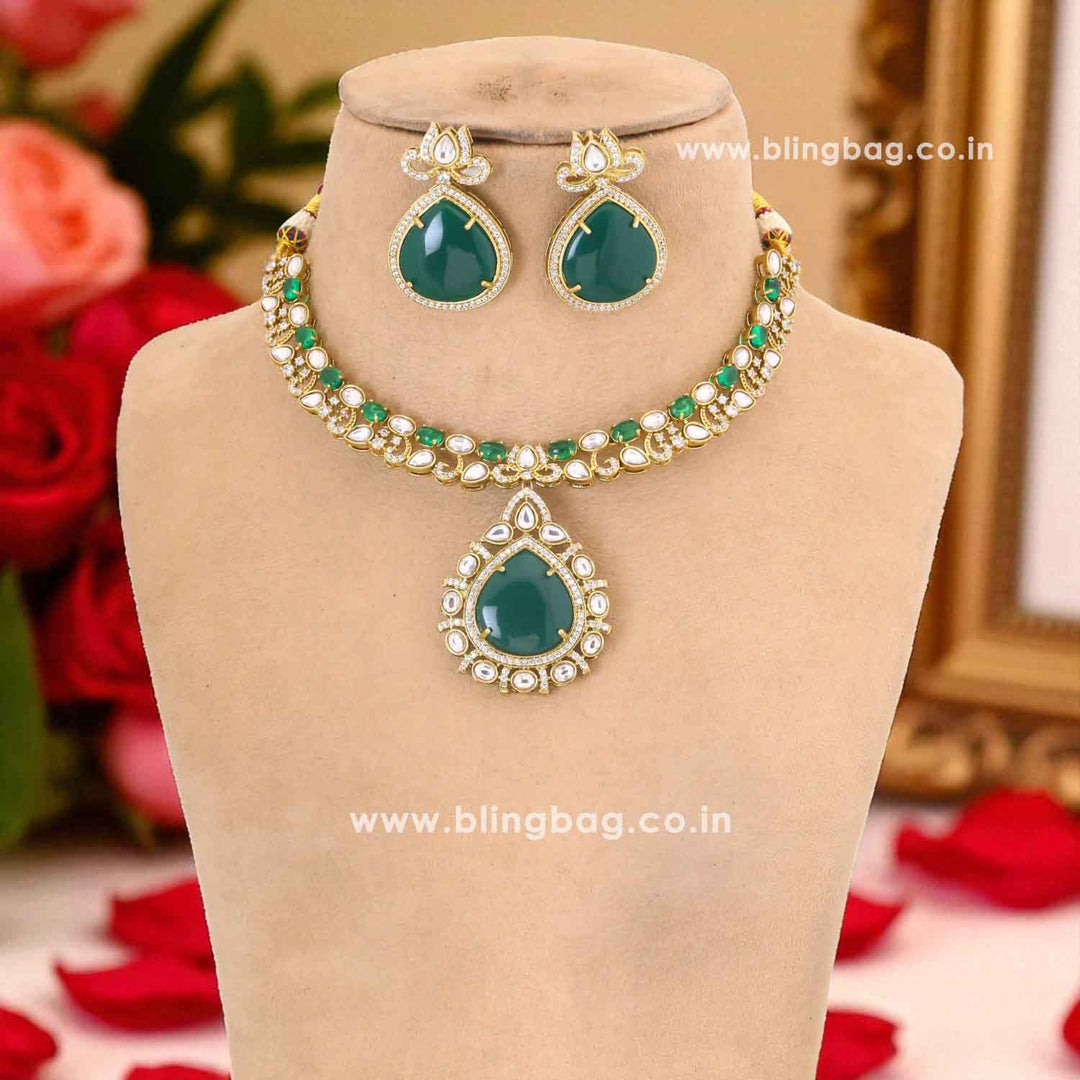 Emerald Aurendra Victorian Jewellery Set - New Arrival