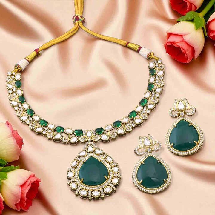 Emerald Aurendra Victorian Jewellery Set - New Arrival
