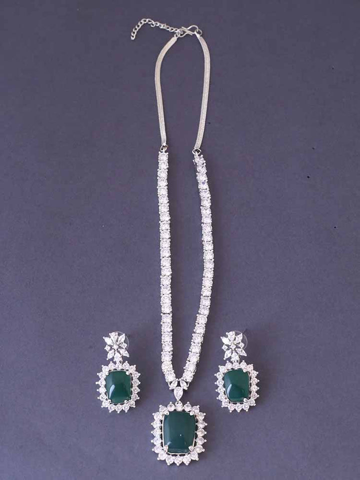 Emerald Kaitlyn Pendant Set