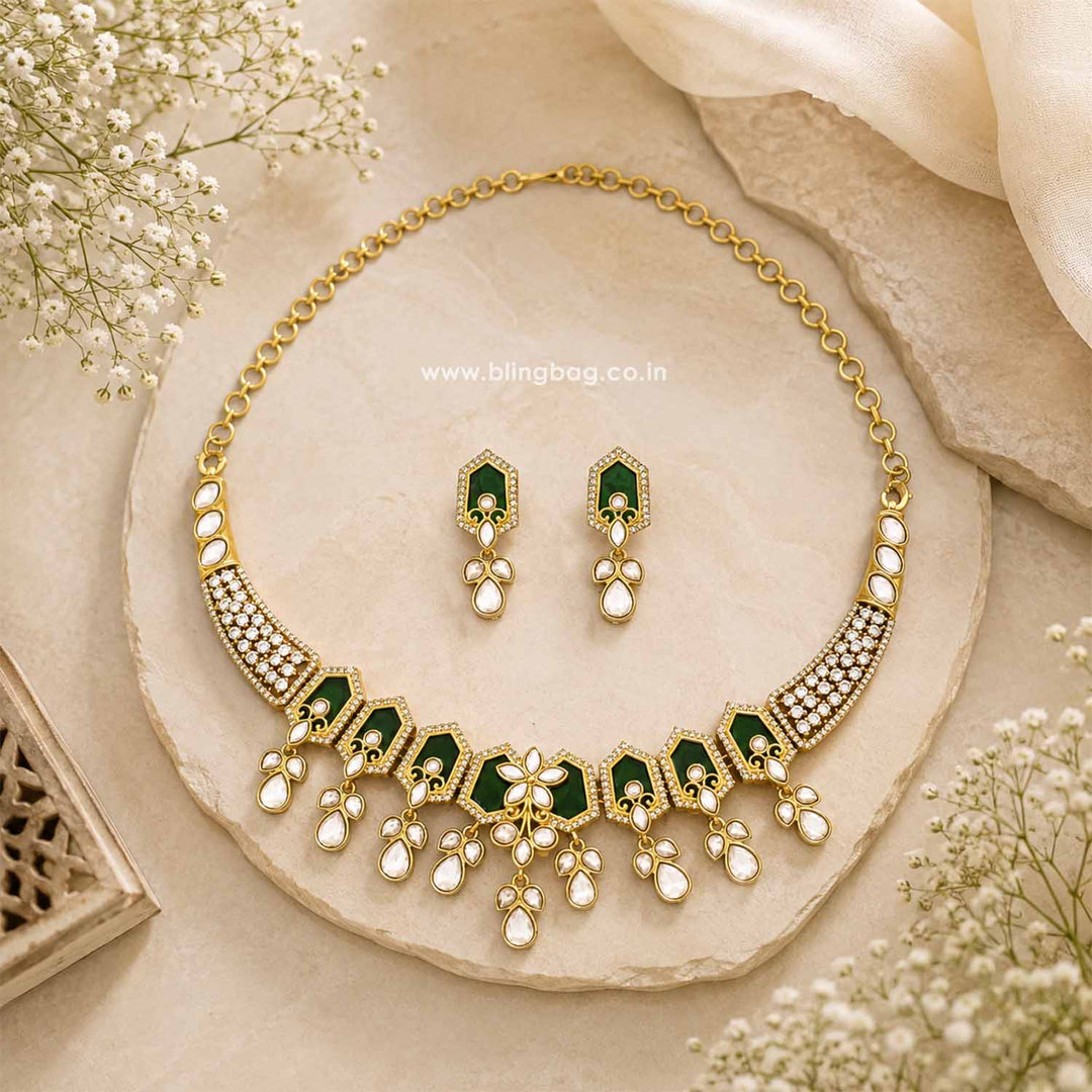 Emerald Avabella Victorian Jewellery Set - New Arrival