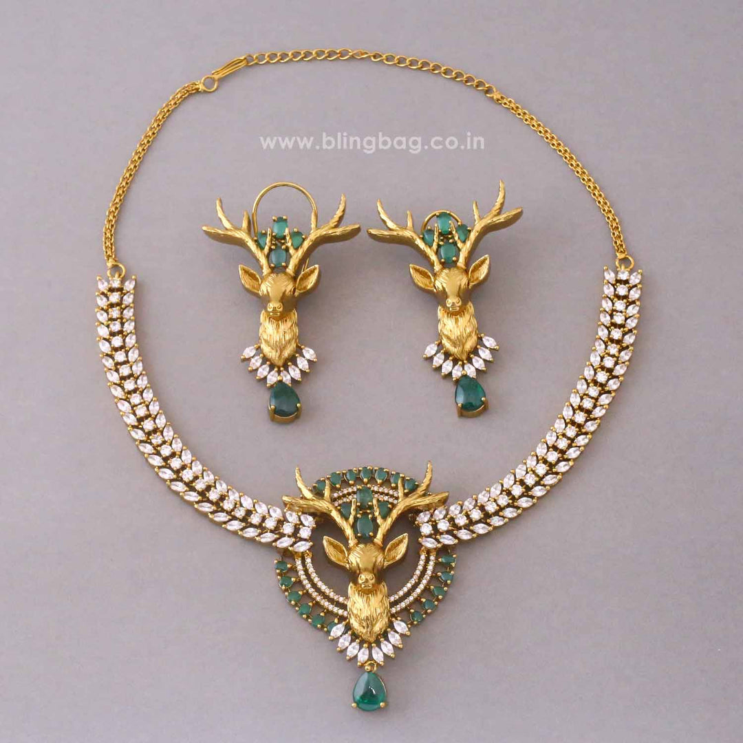 Emerald Avae Victorian Jewellery Set - New Arrival