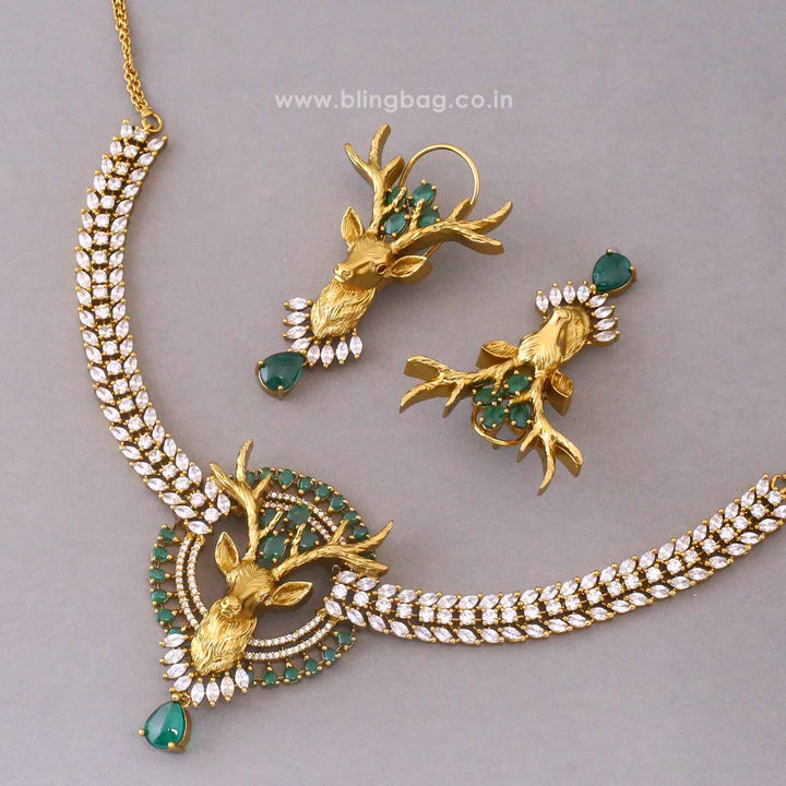 Emerald Avae Victorian Jewellery Set - New Arrival