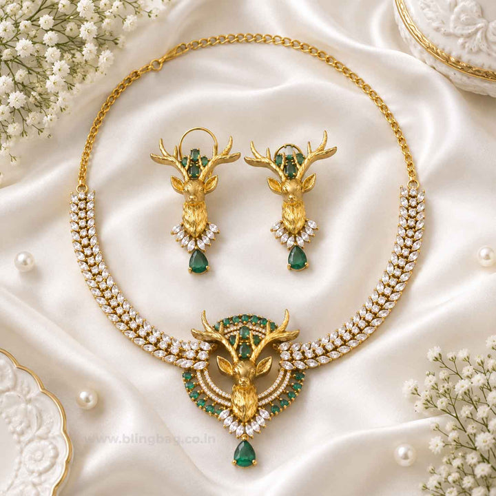 Emerald Avae Victorian Jewellery Set - New Arrival