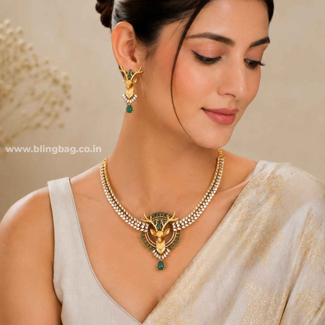 Emerald Avae Victorian Jewellery Set - New Arrival