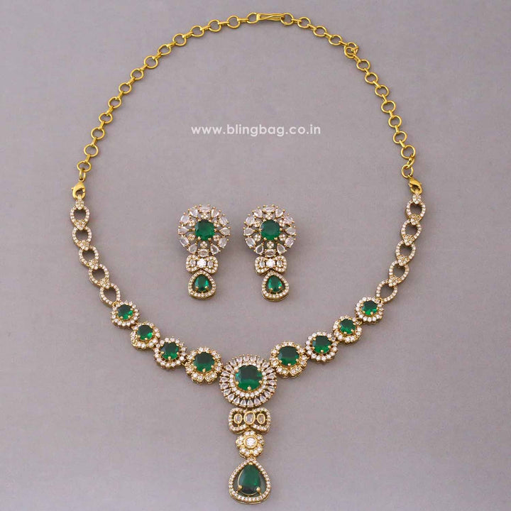 Emerald Avajoy Victorian Jewellery Set - New Arrival