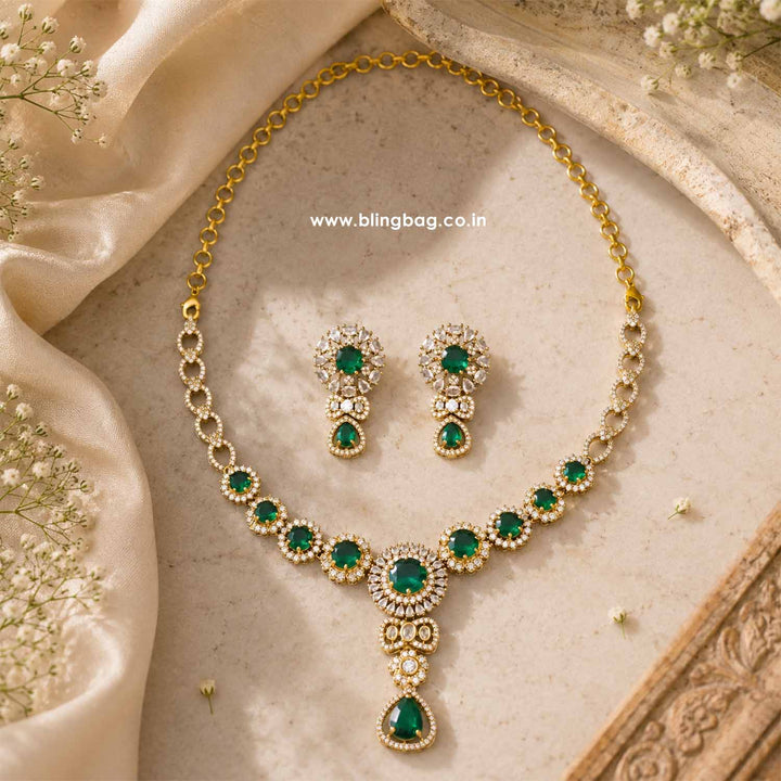 Emerald Avajoy Victorian Jewellery Set - New Arrival