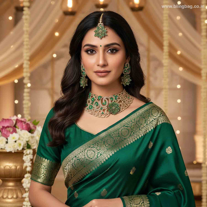 Emerald Avarose Victorian Jewellery Set- New Arrivals