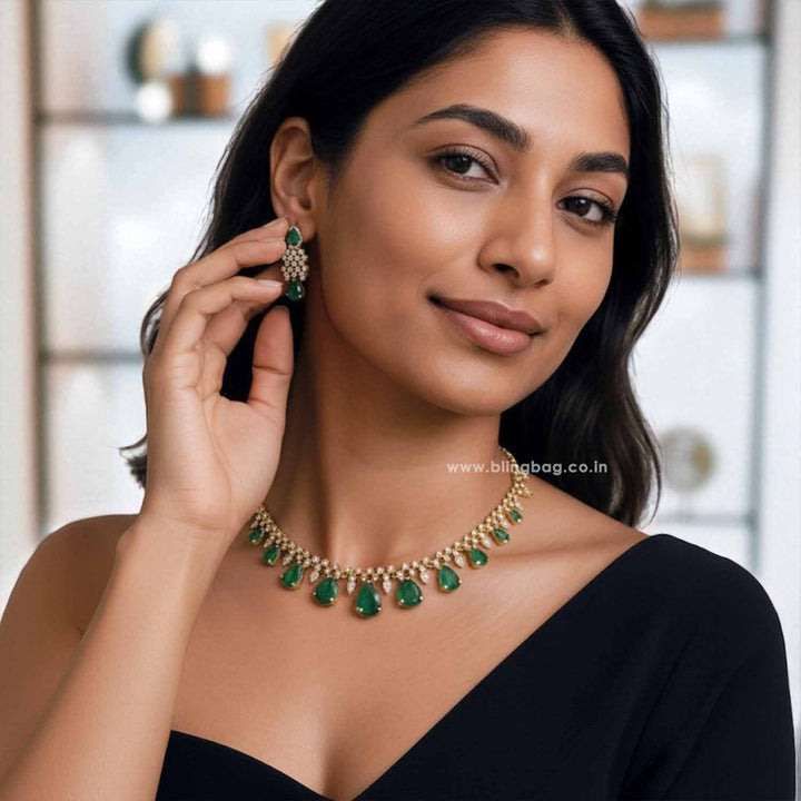 Emerald Avdotya Victorian Jewellery Set - New Arrival