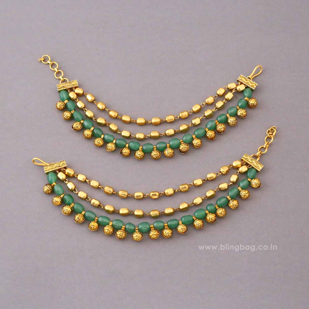 Emerald Avniini Antique Ear Chain