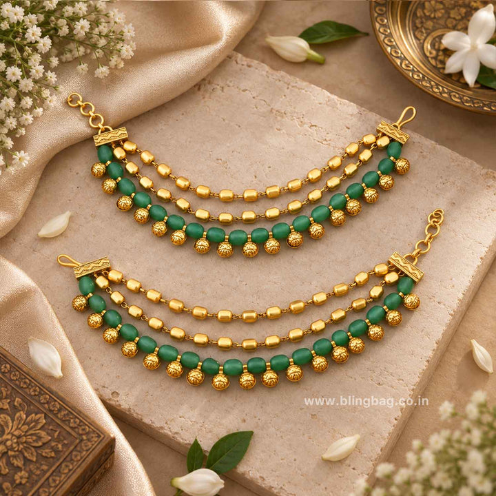 Emerald Avniini Antique Ear Chain