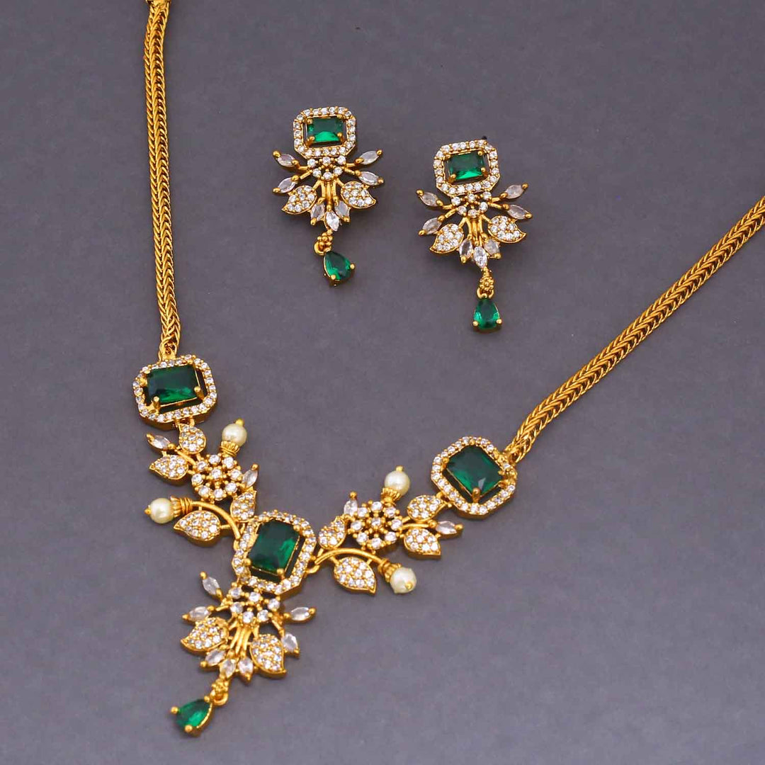 Emerald Ayana Victorian Jewellery Set - New Arrival