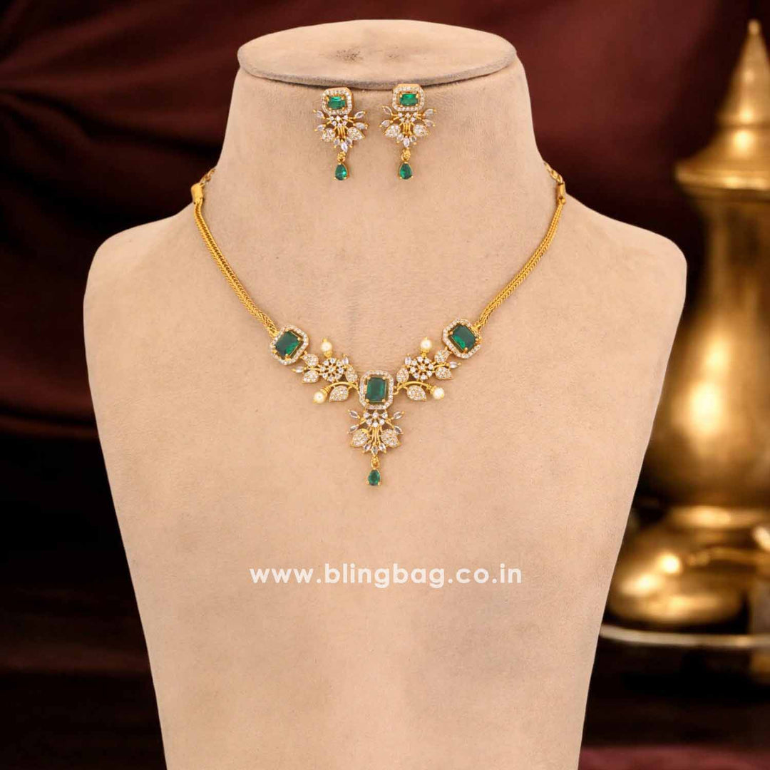 Emerald Ayana Victorian Jewellery Set - New Arrival