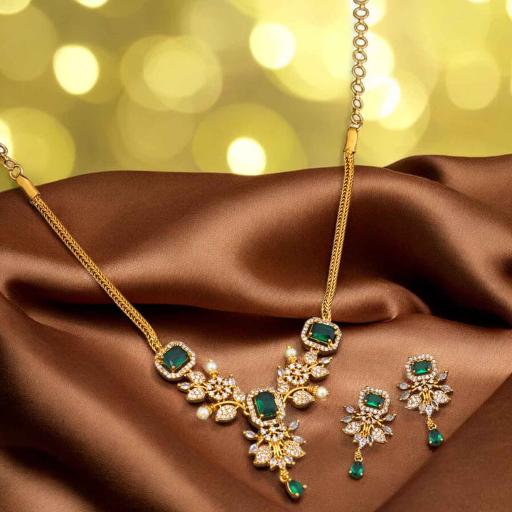 Emerald Ayana Victorian Jewellery Set - New Arrival