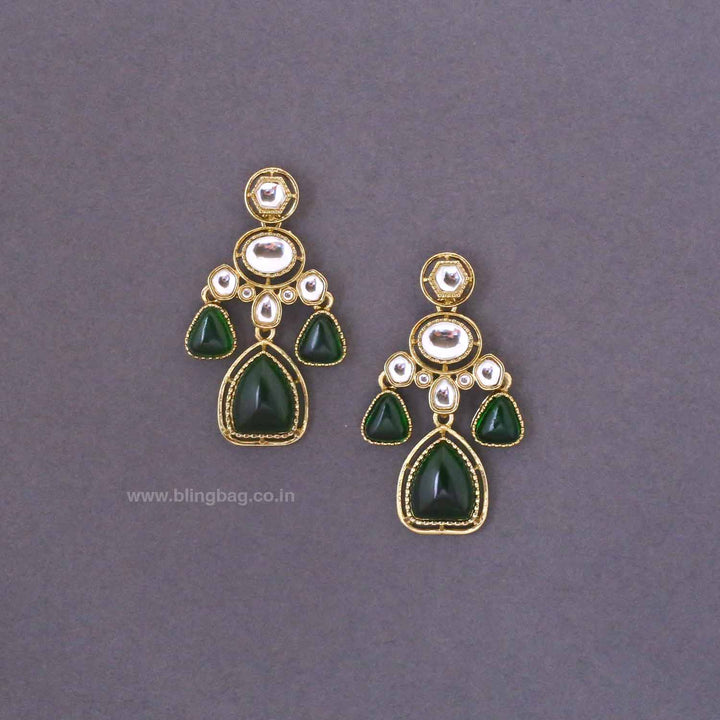 Emerald Ayati Danglers
