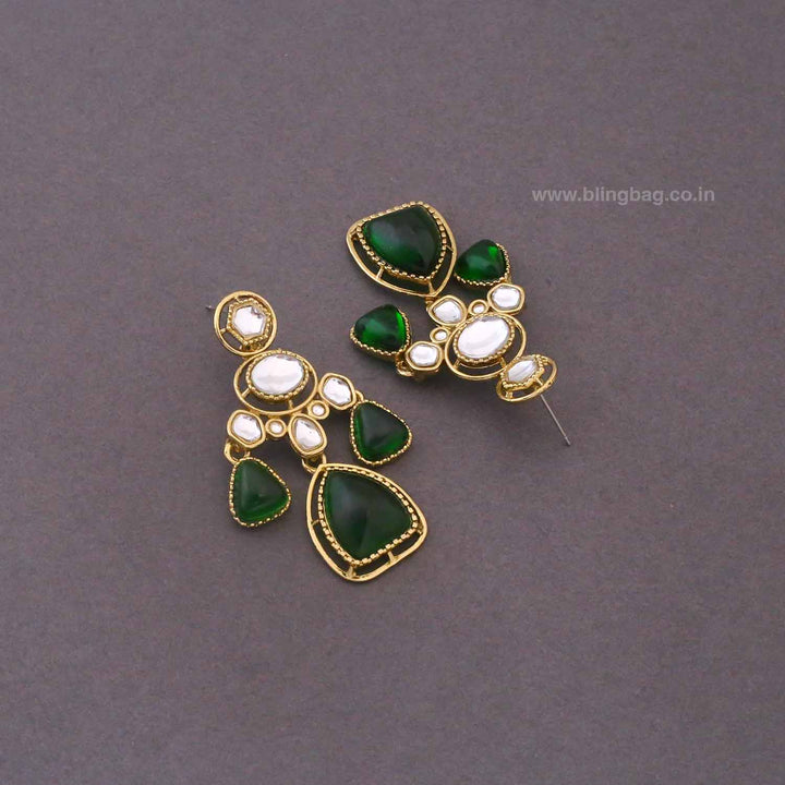 Emerald Ayati Danglers