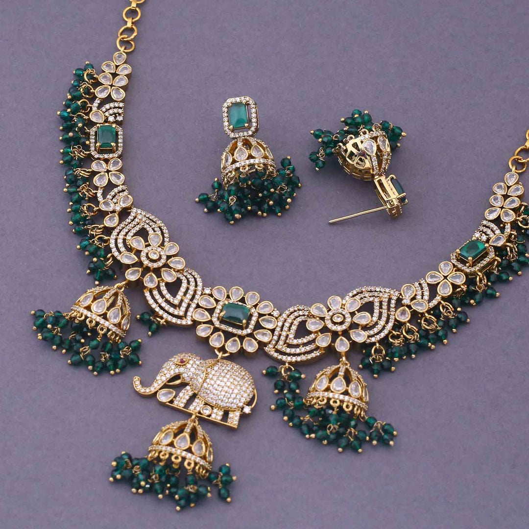 Emerald Aylein Victorian Jewellery Set - New Arrival