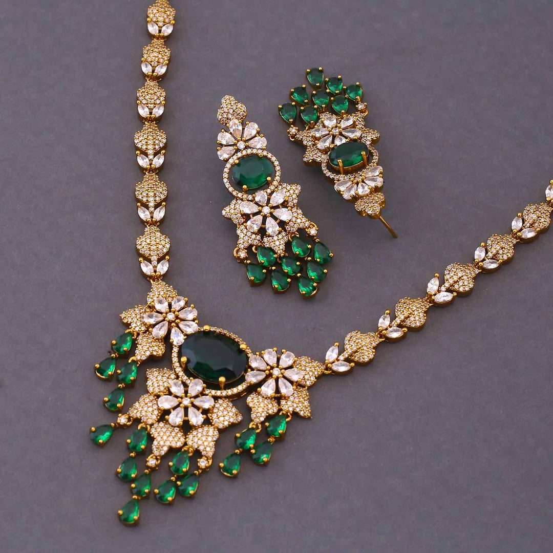 Emerald Azariah Victorian Jewellery Set - New Arrival