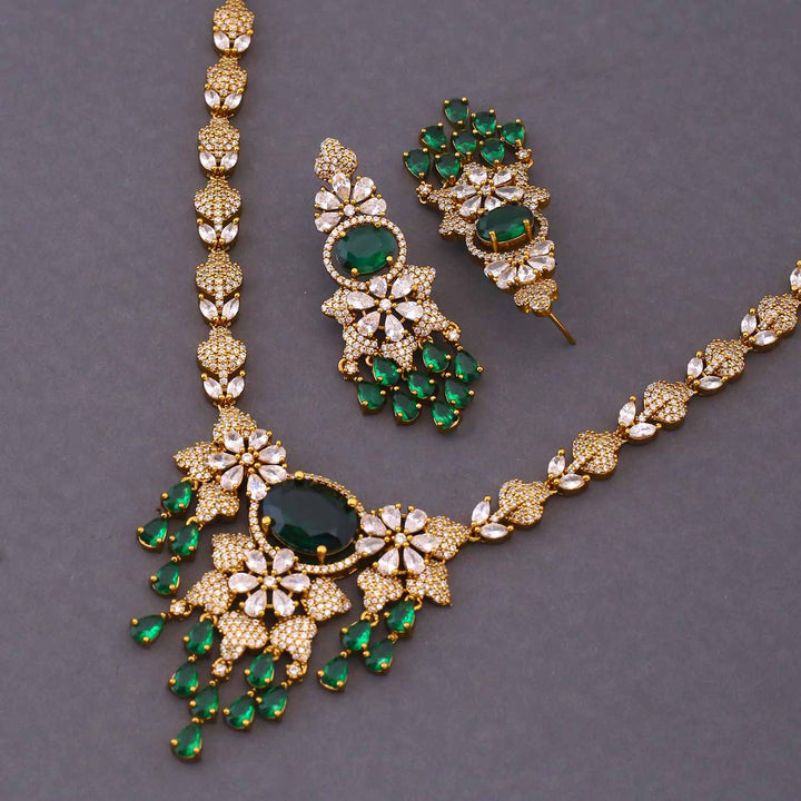 Emerald Azariah Victorian Jewellery Set - New Arrival