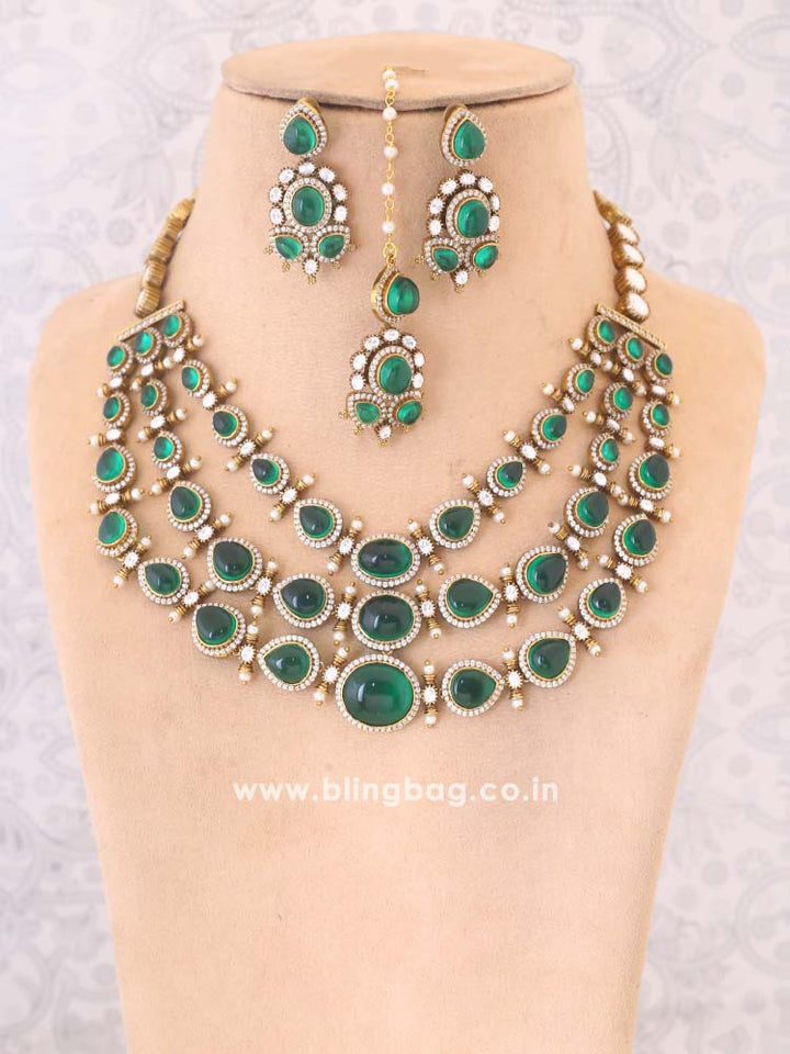 Emerald Bailee Zirconia Jewellery Set