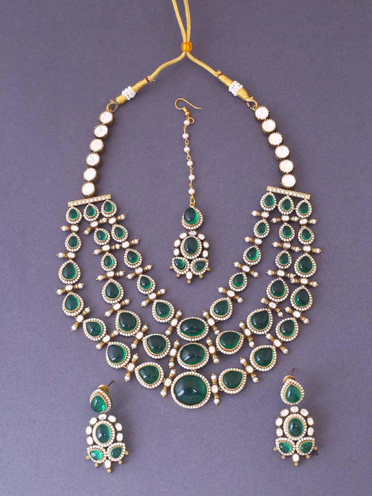 Emerald Bailee Zirconia Jewellery Set