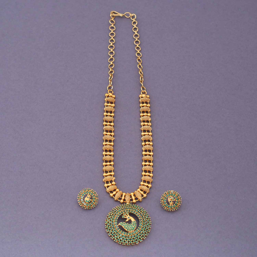 Emerald Balika Antique Jewellery Set - New Arrival