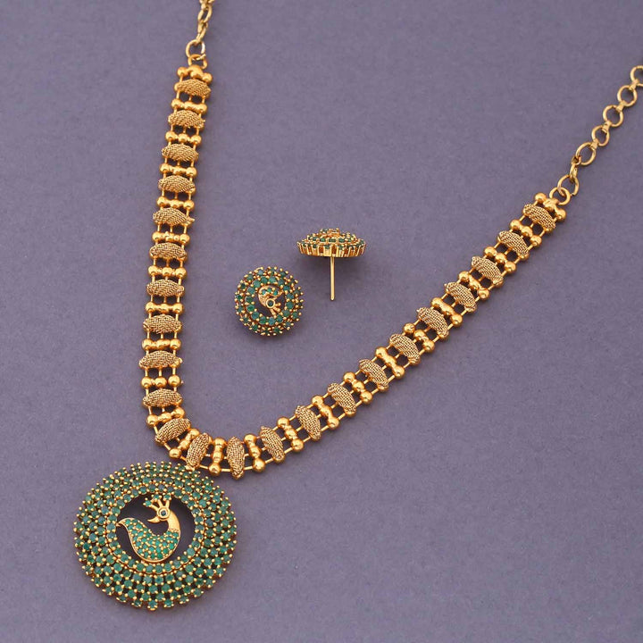 Emerald Balika Antique Jewellery Set - New Arrival