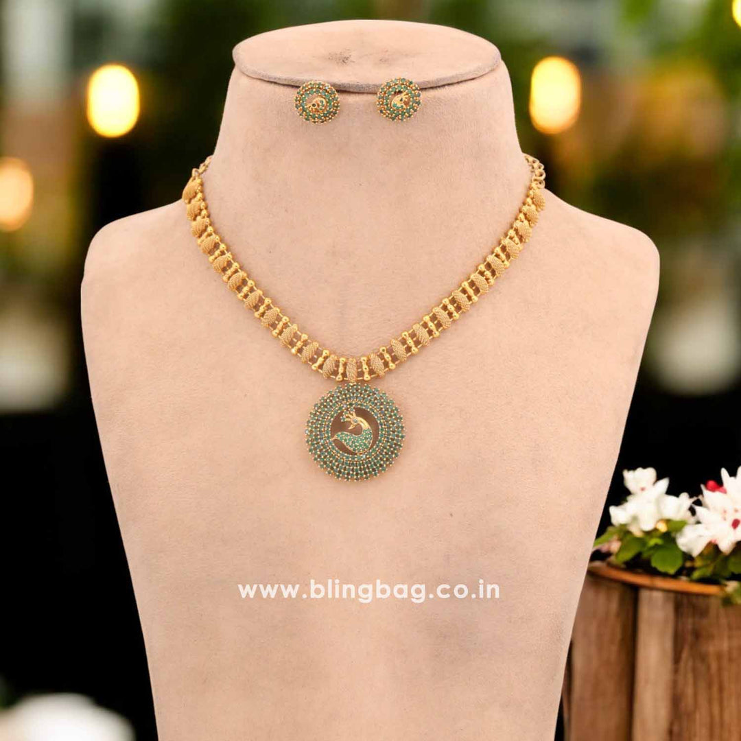 Emerald Balika Antique Jewellery Set - New Arrival