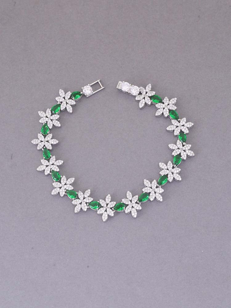 Emerald Baram Zirconia Bracelet
