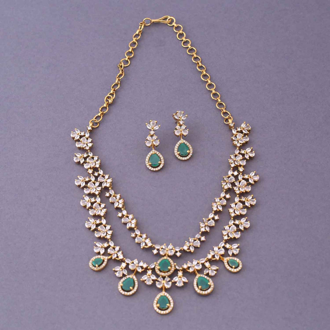 Emerald Barbel Victorian Jewellery Set- New Arrival