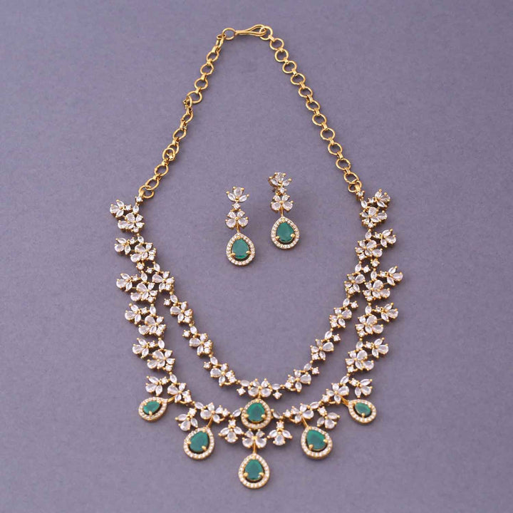Emerald Barbel Victorian Jewellery Set- New Arrival