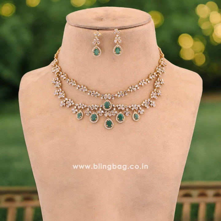 Emerald Barbel Victorian Jewellery Set- New Arrival