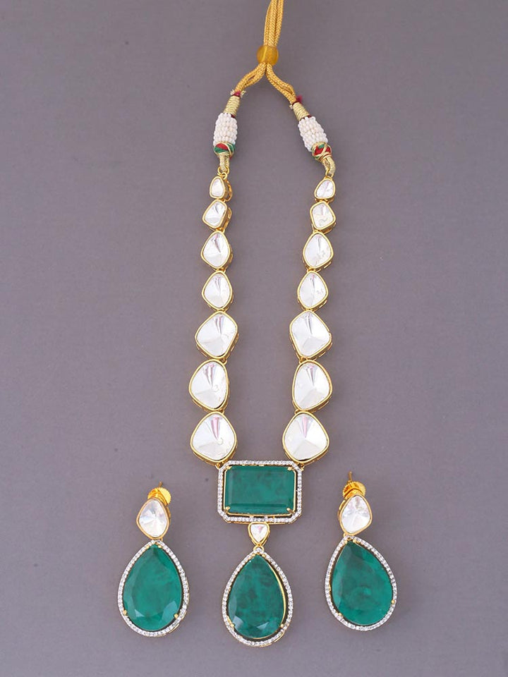 Emerald Barbie Zirconia Jewellery Set