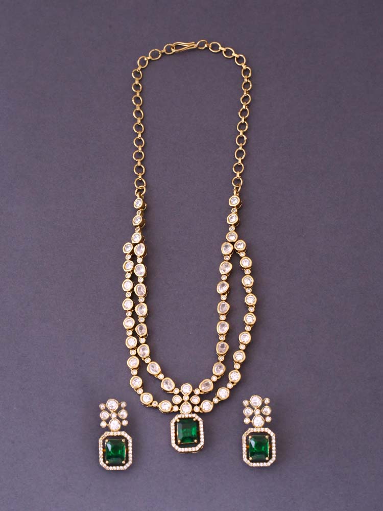 Emerald Beate Victorian Jewellery Set - New Arrival